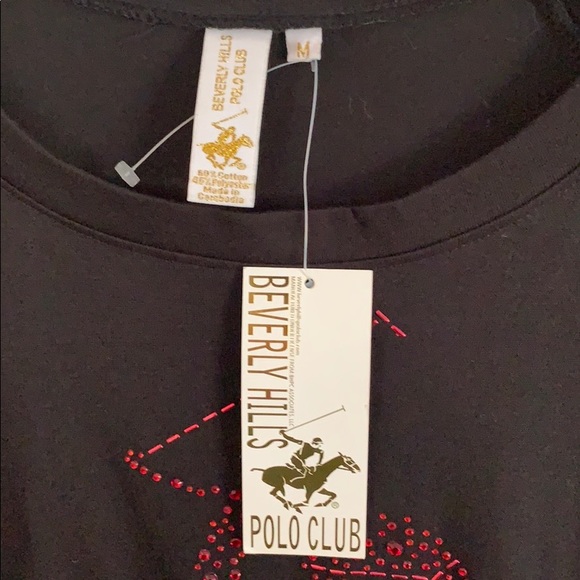 Beverly Hills Polo Club w/ Red Rhinestones - NWT - Picture 4 of 5